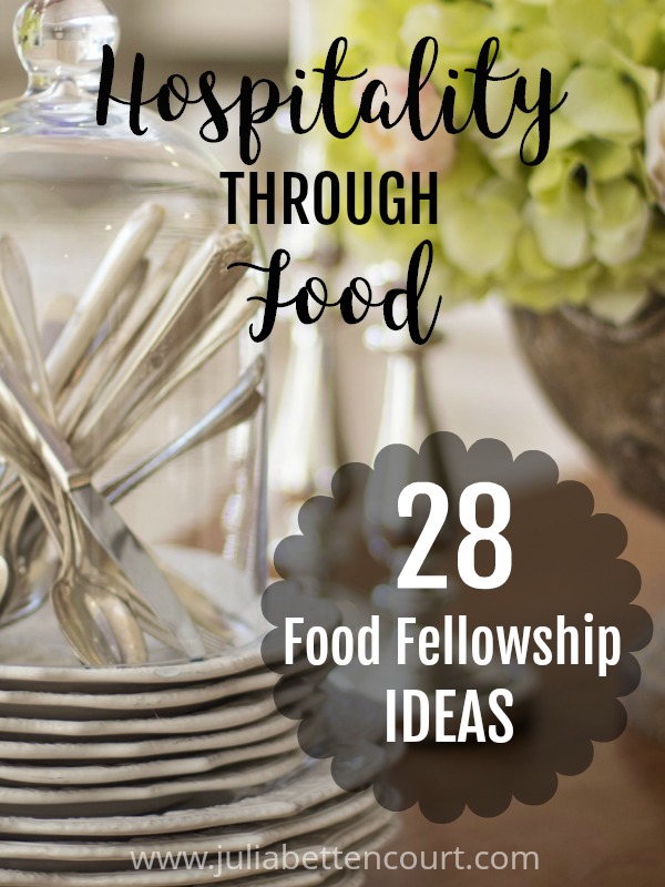 Food Fellowship Buffet Ideas