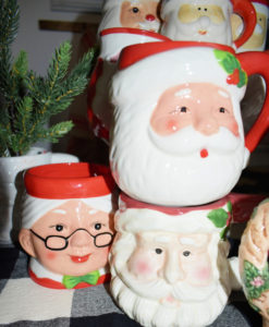 Santa Figural Mugs