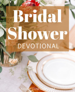 Bridal Shower Love Devotional