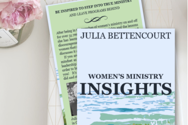 Women's Ministry New Book Release Bettencourt