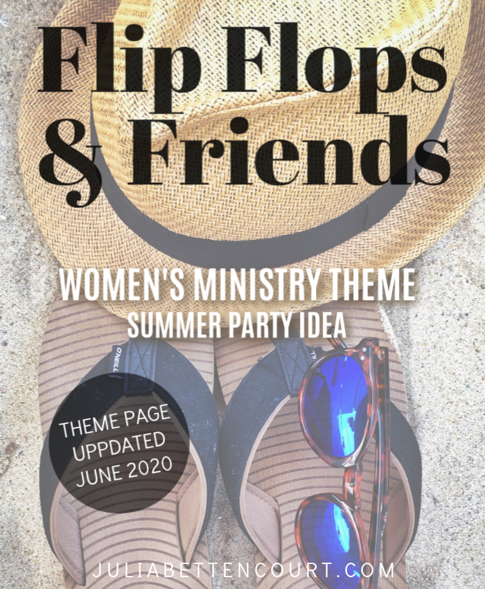 Flip Flops Summer Women's Ministry Party.