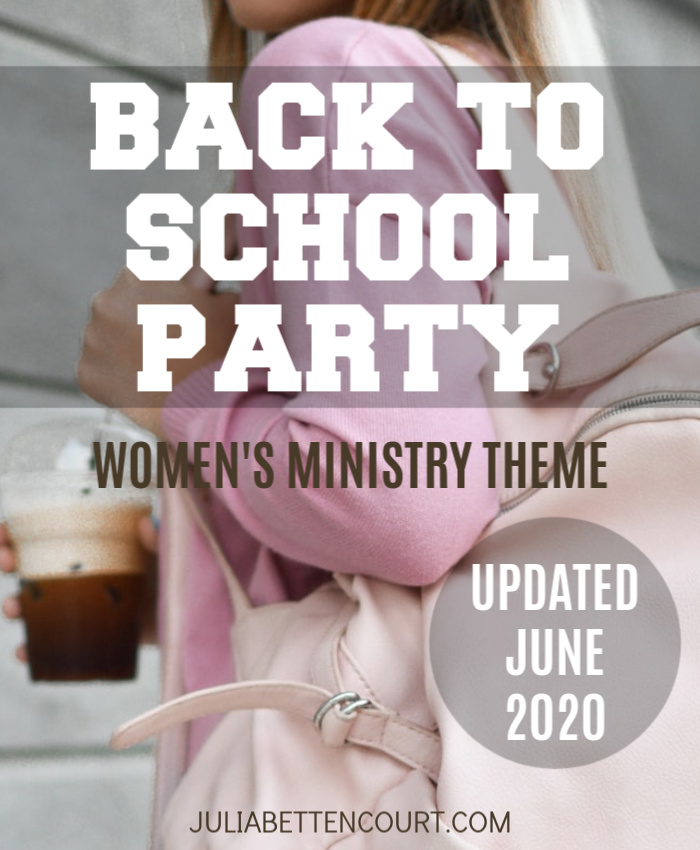 Back to School Party Women's Theme