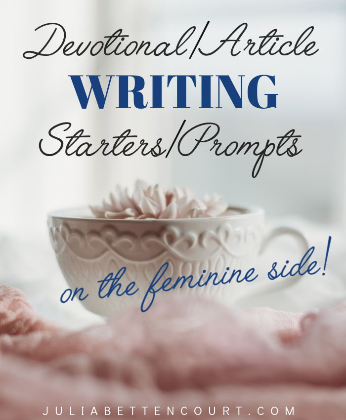Christian Women's Writing Prompts
