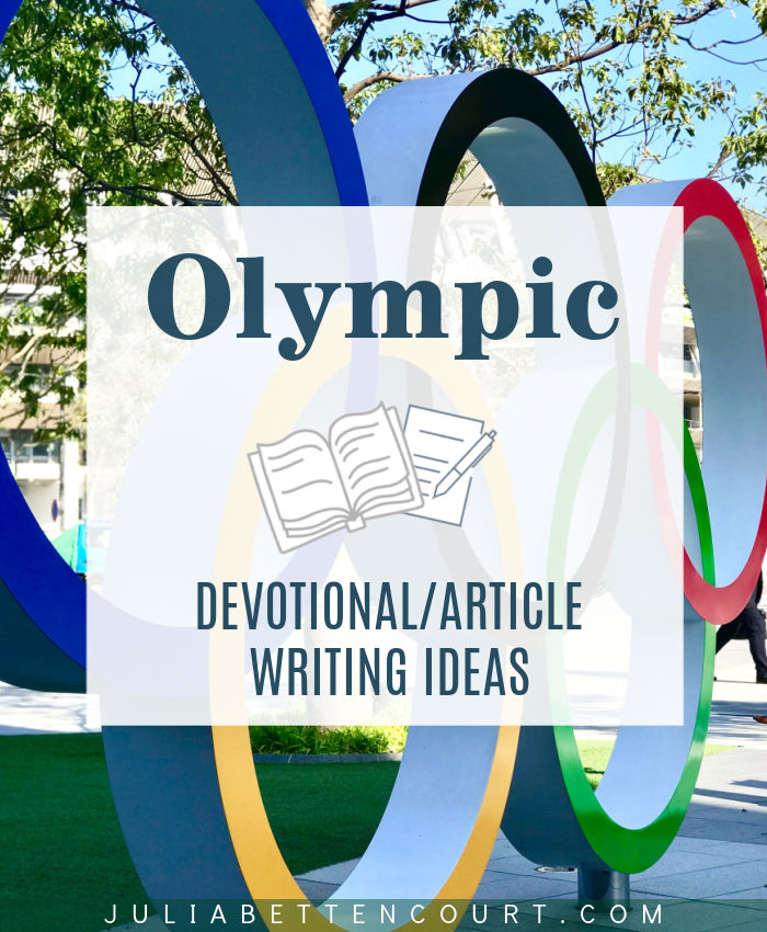 Olympic Christian Writing Ideas