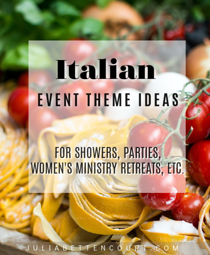 Italian Party Ideas