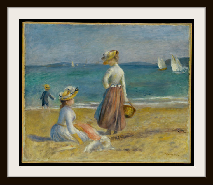 Renoir Figures on a Beach