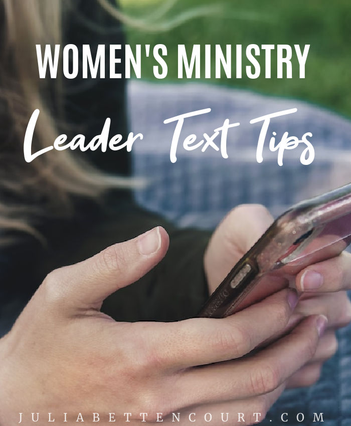 Women's Leader Text Tips
