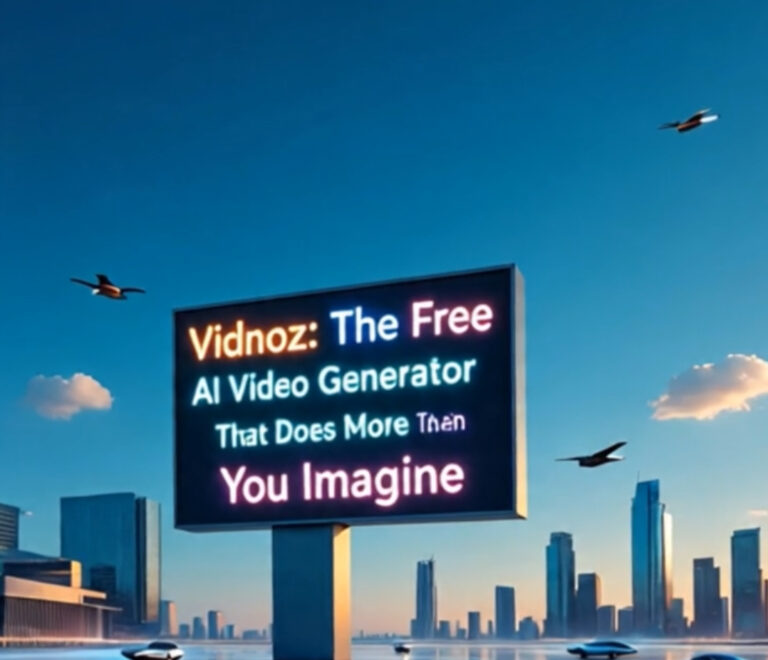 Vidnoz: The Free AI Video Generator That Does More Than You Imagine